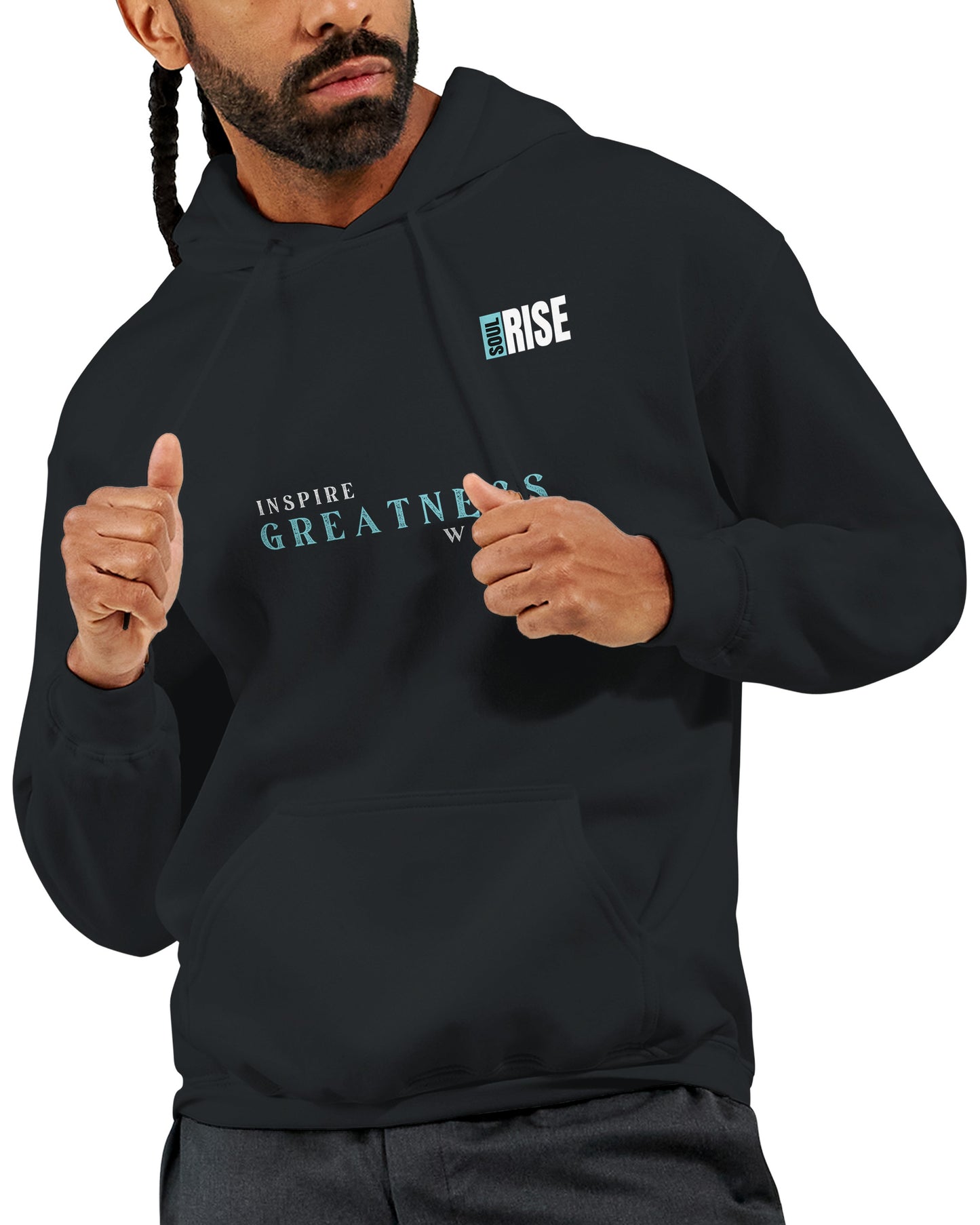 Inspire Greatness Within Men's OH Hood - Black